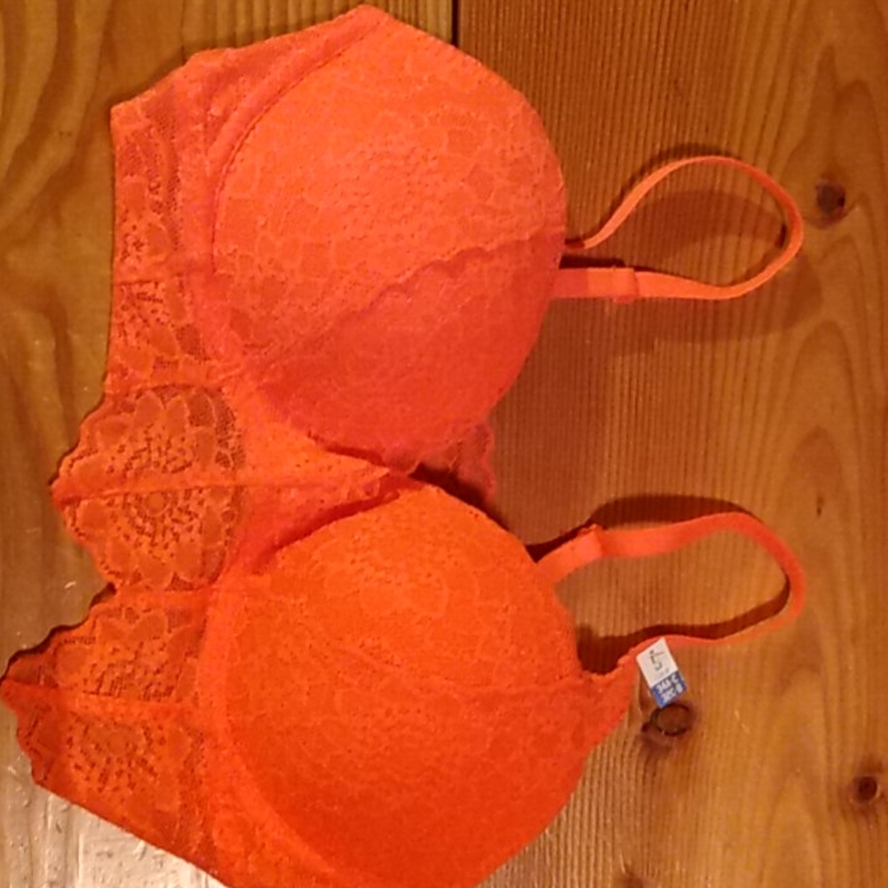 Pink Victoria's Secret Push Up Bra Lingerie